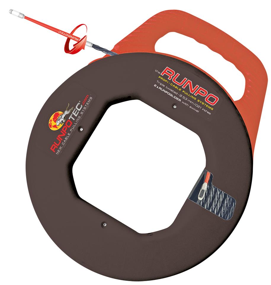 Runpo Rope RUNPO 30 M - Ø 5,3 MM +2 X RUNPOGLIDER